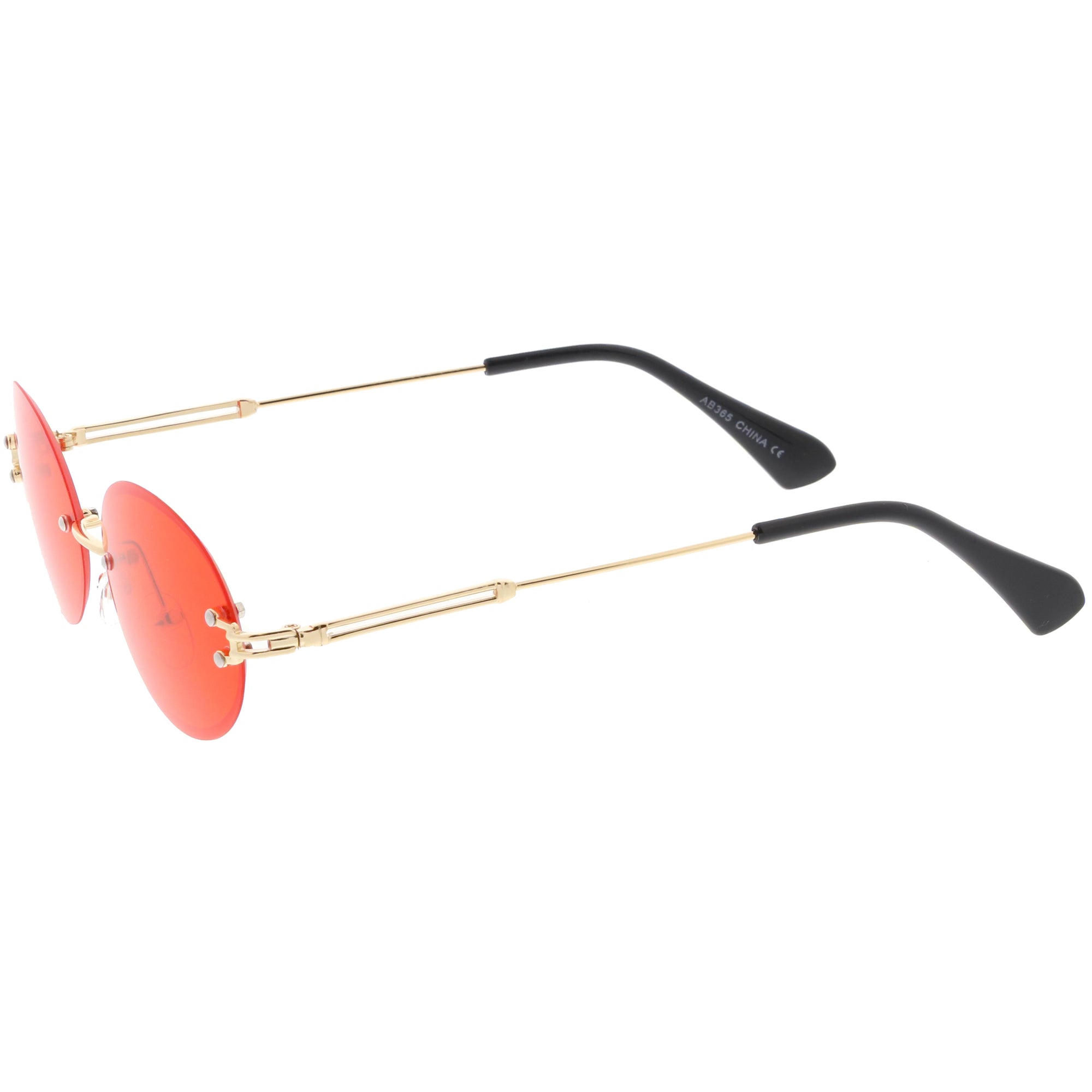 zeroUV Luxe 90s Inspired Full Rimless Sunglasses