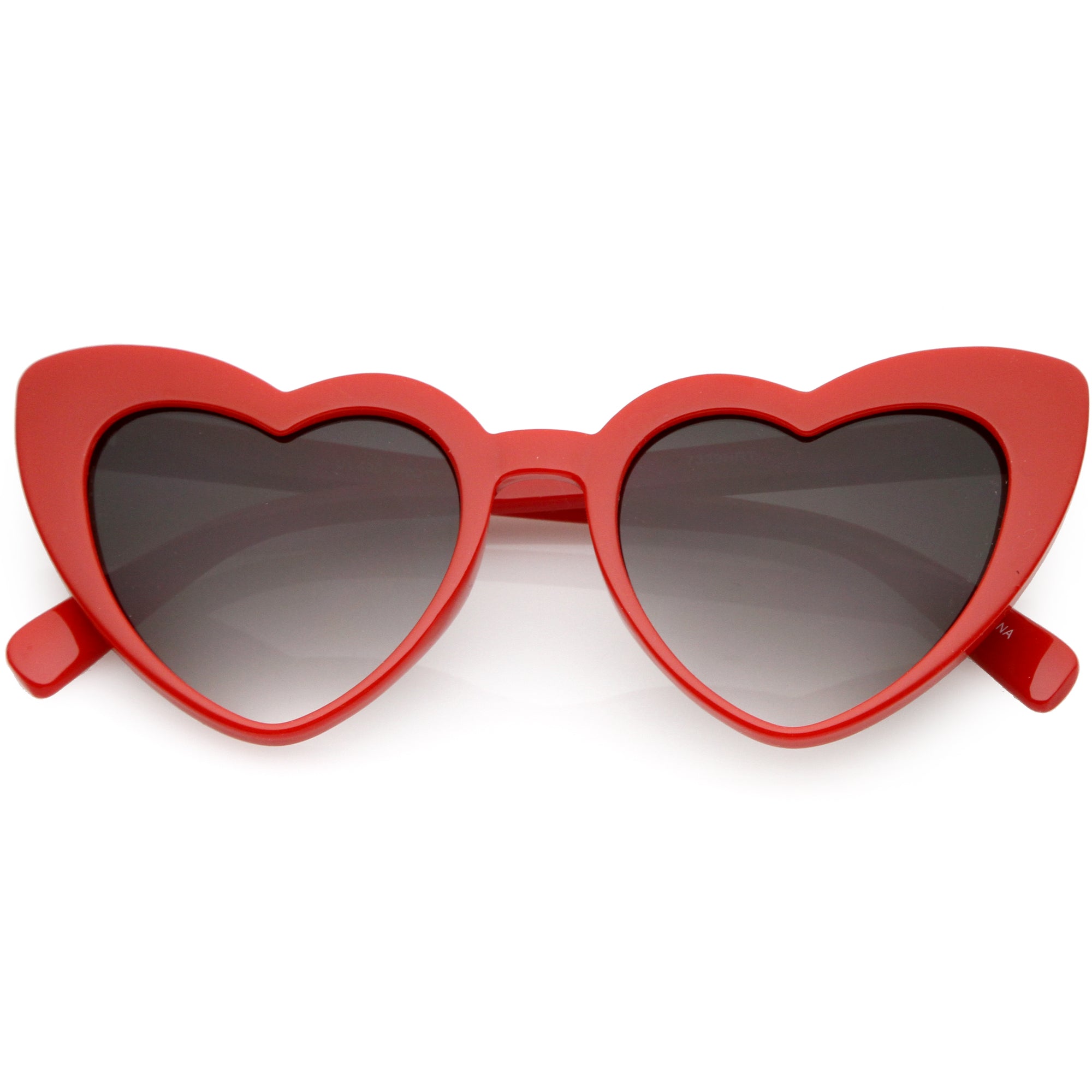 Women's Oversize Flat Lens Heart Shape Cat Eye Sunglasses C759 CREDIT: ZEROUV