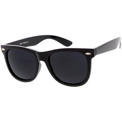 Large Retro Classic Horned Rim Retro Sunglasses C765