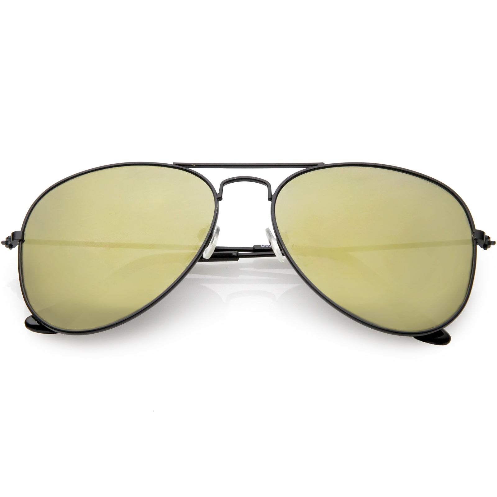 Oversize Slim Metal Temple Square Lens Horn Rimmed Sunglasses C779