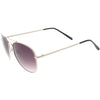 Small Classic Metal Gradient lens Aviator Sunglasses C782
