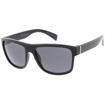 Men's Flat Top Action Sports Square Aviator Sunglasses C786