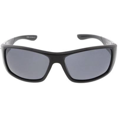 Premium Polarized Sports Wrap Rectangle Sunglasses C794 65mm