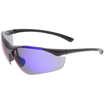 Performance TR-90 Sports Shield Mirrored Lens Sunglasses C797