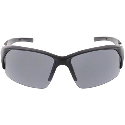 Competition Half Frame TR-90 Sports Wrap Sunglasses C807