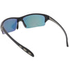 Semi Rimless Performance Sports TR-90 Mirrored Lens Sunglasses C808