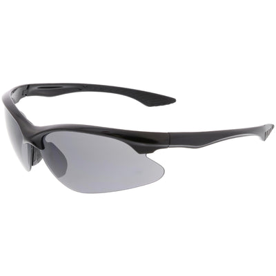 Active Sports Half Frame TR-90 Wrap Around Sunglasses C809