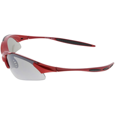 Performance Sports Light Weight TR-90 Curved Half Frame Sunglasses C814