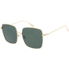 Retro Modern Women's Oversize Square Flat Lens Sunglasses C831