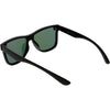 Retro Modern Horned Rim Flat Mirrored Lens Sunglasses C869