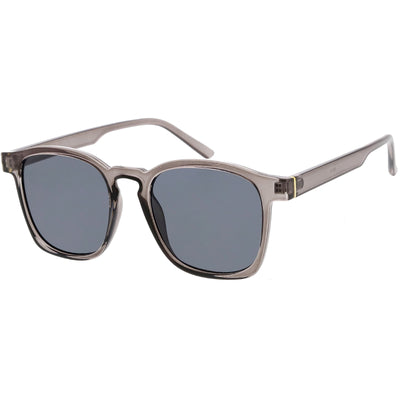 Classic Retro Dapper Horned Rim Transparent Frame Sunglasses C878