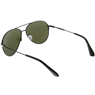 Oversize Metal Arms Polarized Lens Aviator Sunglasses C886