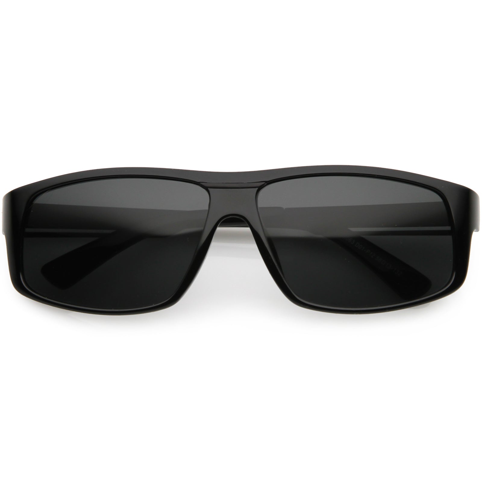 Lifestyle Flat Metal Arms  Polarized Lens Rectangle Sunglasses C892