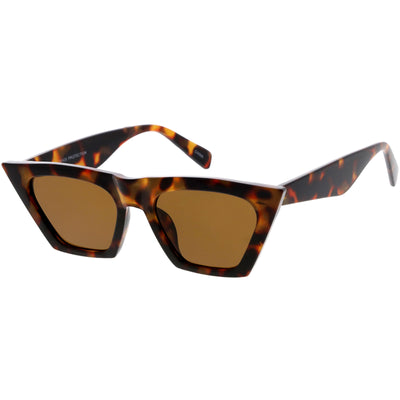 Women's Retro Oversize Wide Pointed Cat Eye Sunglasses C921