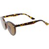 Retro Round P3 Horned Rim Color Tone Sunglasses C932