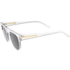 Men's Modern Street Wear Horned Rim Flat Top Sunglasses C935