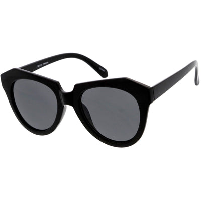 Women's Oversize Geometric Round Cat Eye Sunglasses C938