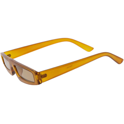 Retro 1990's Transparent Frosted Color Movie Sunglasses C948