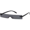Retro 1990's Futuristic Eye Scanner Flat Color Tone Lens Sunglasses C950