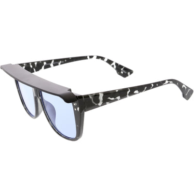 Retro 1980's Life Guard Poolside Flat Top Visor Sunglasses C951