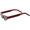 Women's Small Retro Angled Thick Frame Cat Eye Sunglasses C952