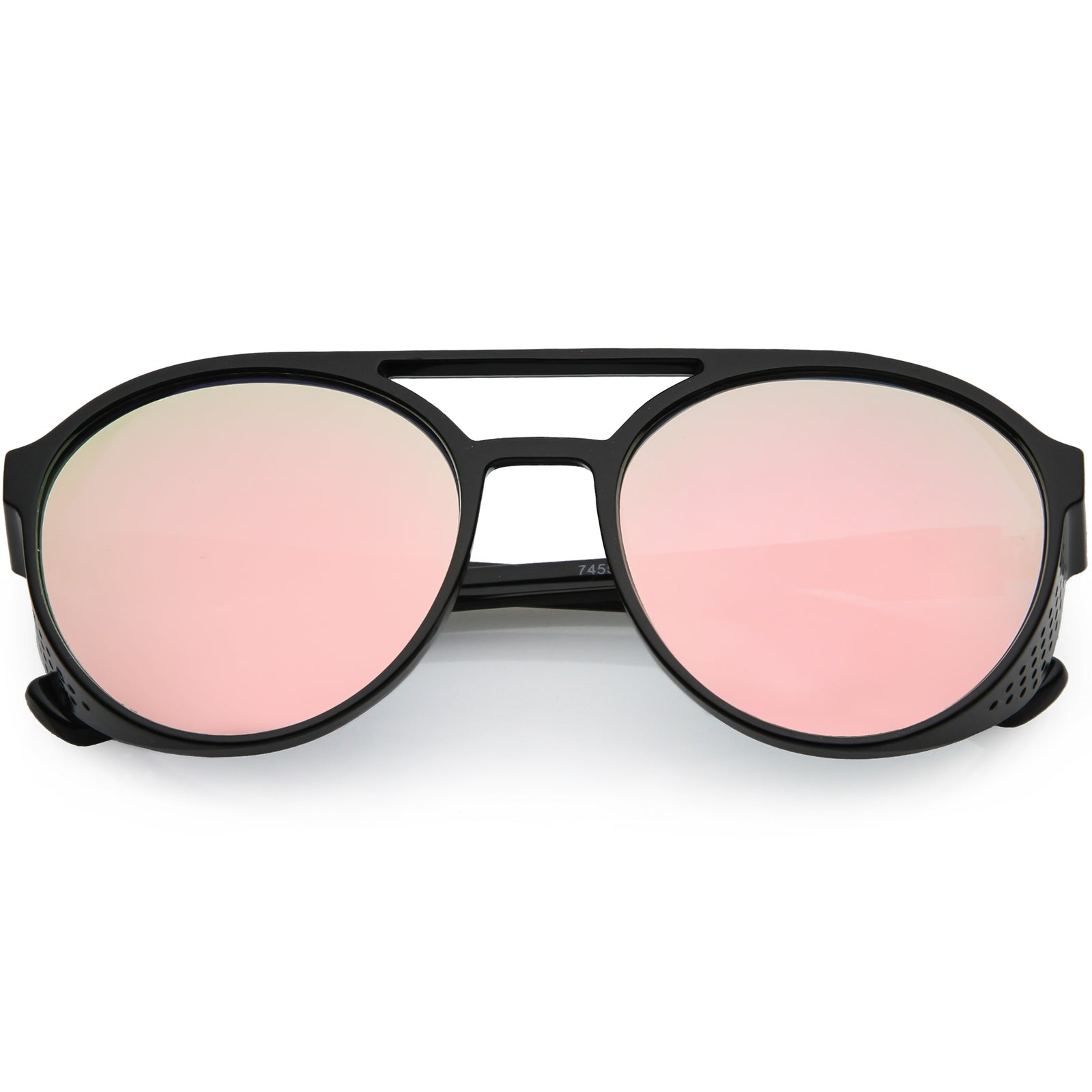 Shiny Black Pink Mirror