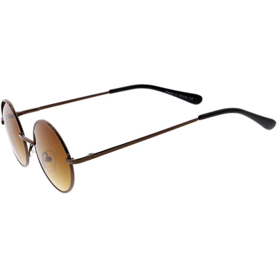 Retro Small Lennon Style Neutral Colored Lens Round Sunglasses 50mm C997