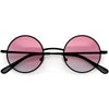 Small Slim Metal Colored Tinted Lens Retro Lennon Style Sunglasses 42mm C998