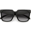 Bold Euro Designer Inspired Fashion Oversize Square Sunglasses D009