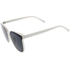 Classy High Temple Arms Cat Eye Horn Rimmed Sunglasses D010
