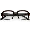 Casual Thick Rimmed Retro Rectangle Blue Light Glasses D012