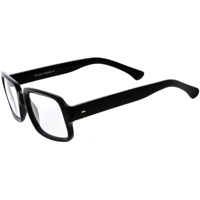 Casual Thick Rimmed Retro Rectangle Blue Light Glasses D012