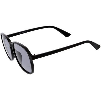 Retro Fab 70s Disco Era Keyhole Nose Classic Round Sunglasses D017