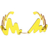 Mod Chunky 90s Inspired Full Rimless Signature Sunglasses D082