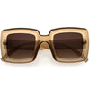 High Fashion 70s Inspired Chunky Square Sunglasses D110