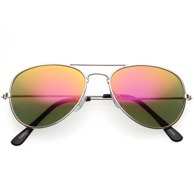 Carlton London Purple Lens & Silver-Toned Aviator Sunglasses With Uv P –  Carlton London Online