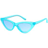 Kids Crystal Color Tinted Cat Eye Sunglasses D144