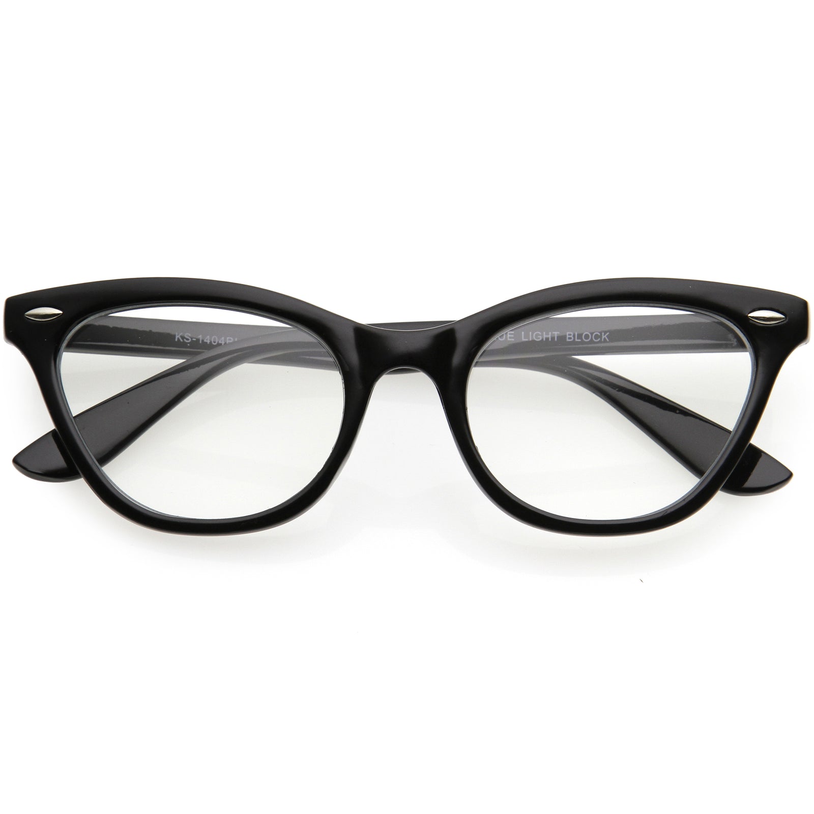 Chic Fashion Everyday Small Cat Eye Blue Light Glasses D156