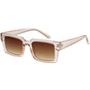 Modern Vintage-Inspired Horn Rimmed Square Sunglasses D178