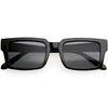 Modern Vintage-Inspired Horn Rimmed Square Sunglasses D178