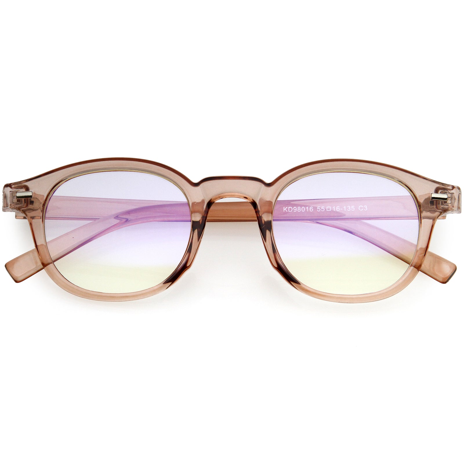 Small Lightweight Everyday Round Blue Light Filtering Glasses D195