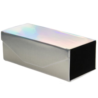 Holographic 6" Fold Up Portable Holo Sunglasses Case D199 - Holo