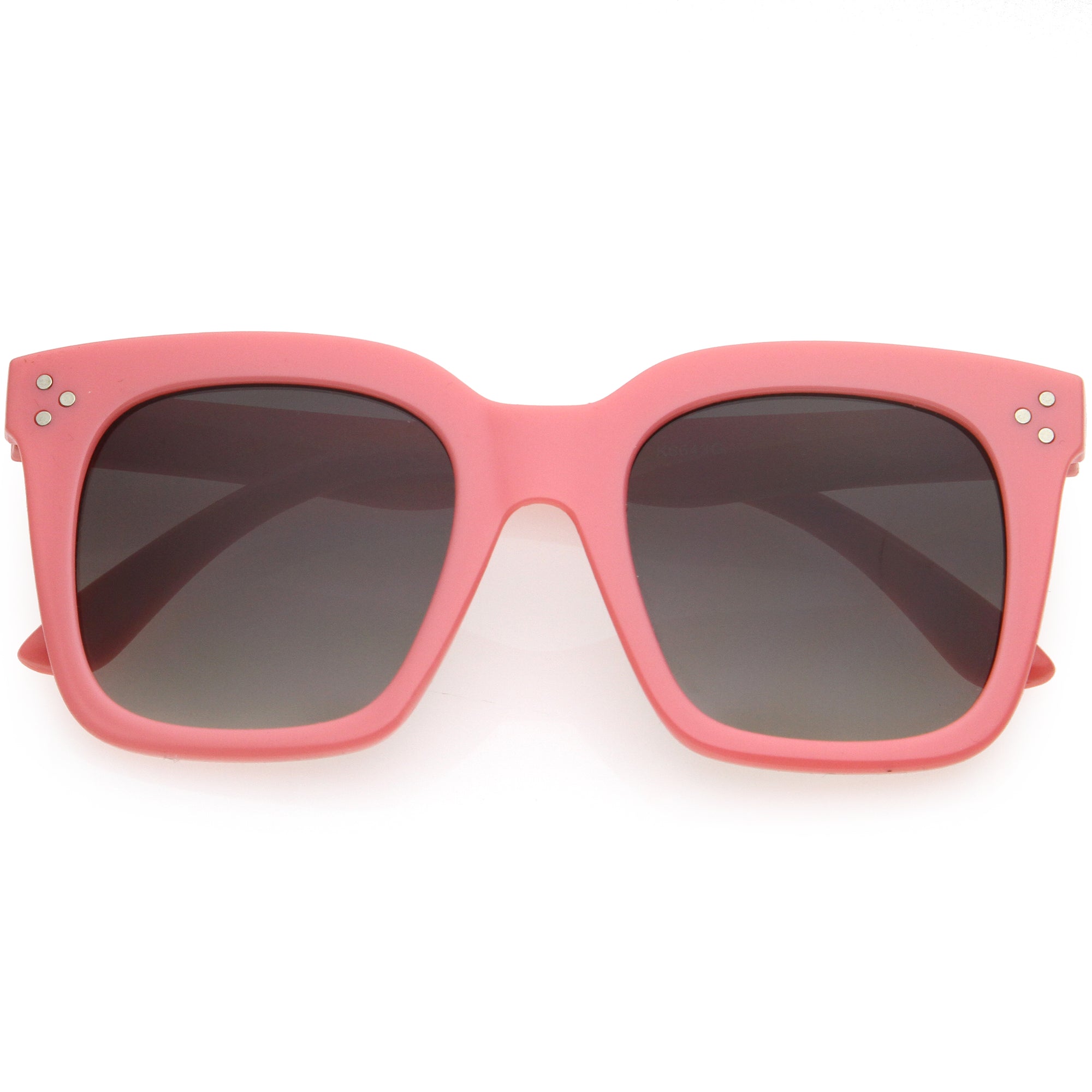 Kids Retro Oversized Square Sunglasses with Flat Lens for Children  D202