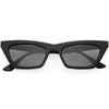 Mod Vintage Inspired Slim Pointed Cat Eye Sunglasses D211