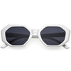 Retro Inspired Chunky Polygon Geometric Sunglasses D214