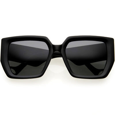 Oversized High Fashion Thick Rimmed Square Sunglasses D235
