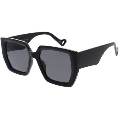 Oversized High Fashion Thick Rimmed Square Sunglasses D235