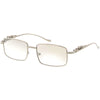 Jaguar Fashion Metal Plated Detail Small Square Sunglasses D246