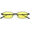 Small 90s Indie Geometric Metal Oval Sunglasses D254