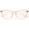 Chic Fashion Small Translucent Cat Eye Blue Light Glasses D288